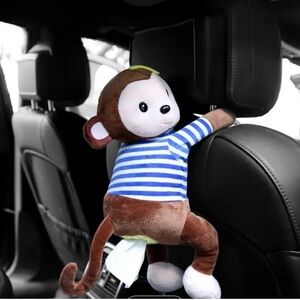 Striped Monkey Tissue Dispenser - NWOT